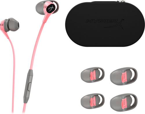 HyperX Cloud Earbuds (Pink-Gray) Headset Wired In-ear Gaming HyperX Cloud Earbuds (Pink-Gray) Headset Wired In-ear Gaming